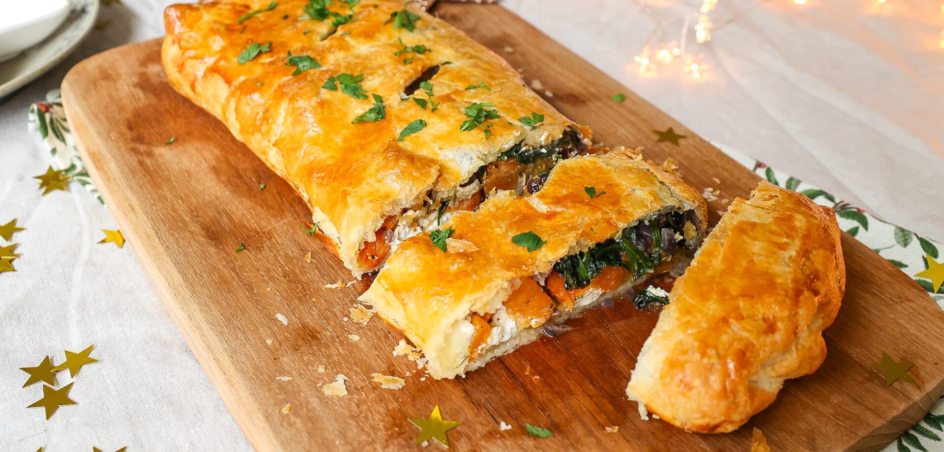 Vegetarische Wellington Met Pompoen En Geitenkaas Lekker En Simpel